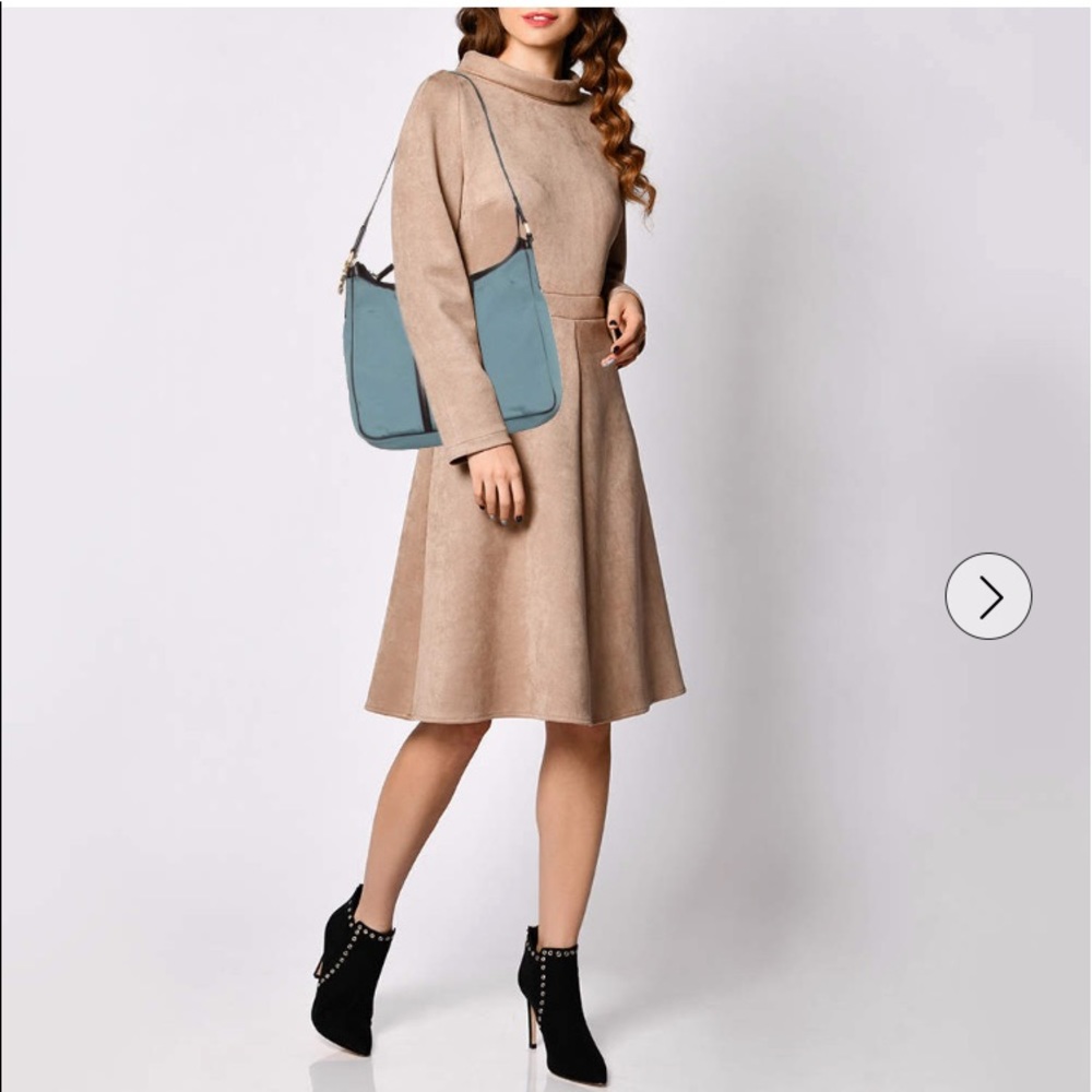 Gucci Blue/Brown‎ Nylon & Leather Vintage Web Hobo